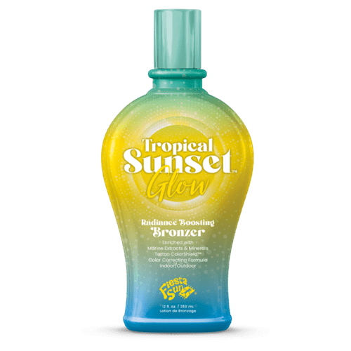 Tropical Sunset Glow Radiance Boosting Bronzer Indoor/Outdoor 12 oz Fiesta Sun