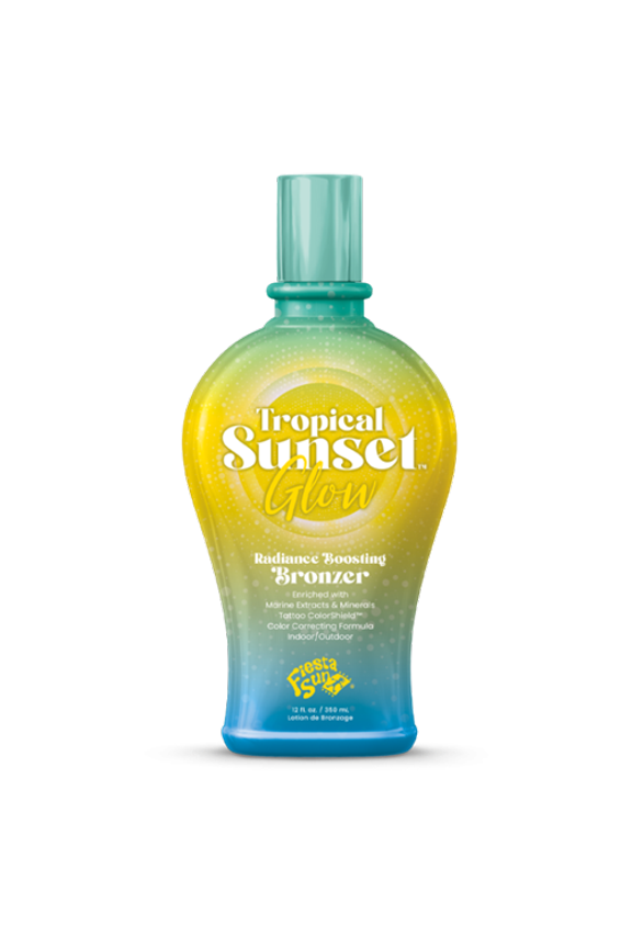 Tropical Sunset Glow Radiance Boosting Bronzer Indoor/Outdoor 12 oz Fiesta Sun