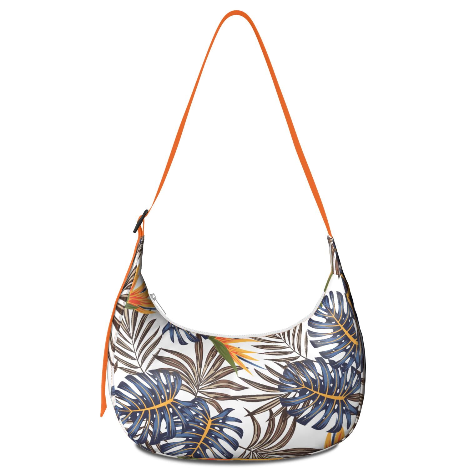 Tropical Sunset Palm Tree Crossbody Tote for Women, Lightweight Water ...