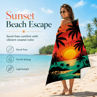 Flip Flop Beach Towel