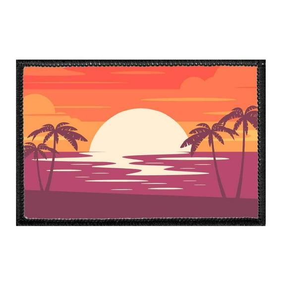 Tropical Sunset - Removable Patch