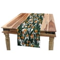 thumbnail image 1 of Tropical Table Runner, Continuous Pattern with Bird of Paradise and Leaves, Dining Room Kitchen Rectangular Runner, 3 Sizes, by Ambesonne, 1 of 2
