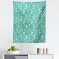 thumbnail image 1 of Tropical Tapestry, Vibrant Colored Exotic Holiday Theme with Tropical Birds Flowers and Feathers, Fabric Wall Hanging Decor for Bedroom Living Room Dorm, 5 Sizes, Multicolor, by Ambesonne, 1 of 1