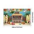 thumbnail image 1 of Tropical Theme Beach Bar Summer Party Decoration Outdoor Event Banner for Beach Party Tropical Event Summer Gathering, 1 of 8