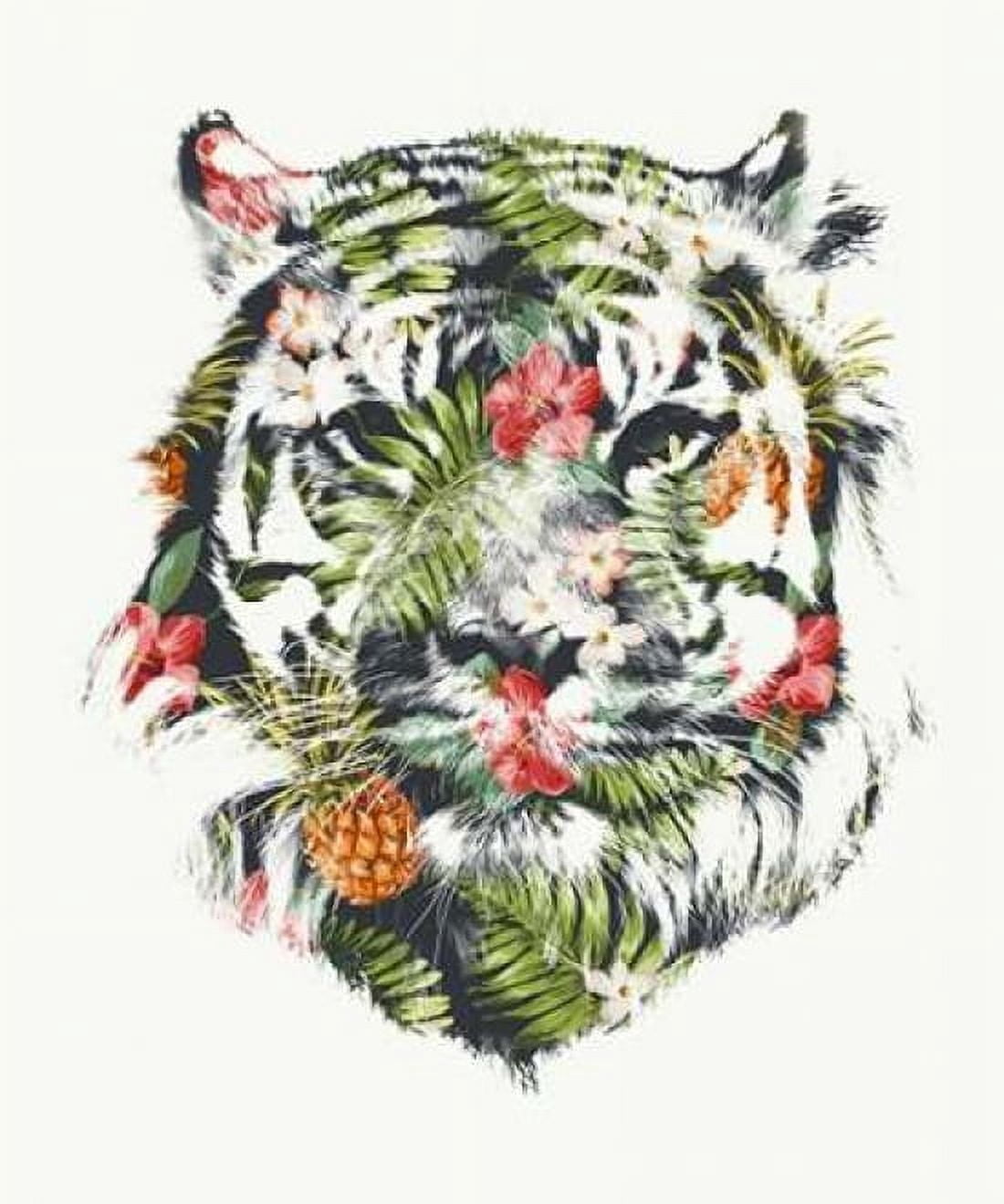 Tropical Tiger Canvas Art - Robert Farkas (20 x 24)