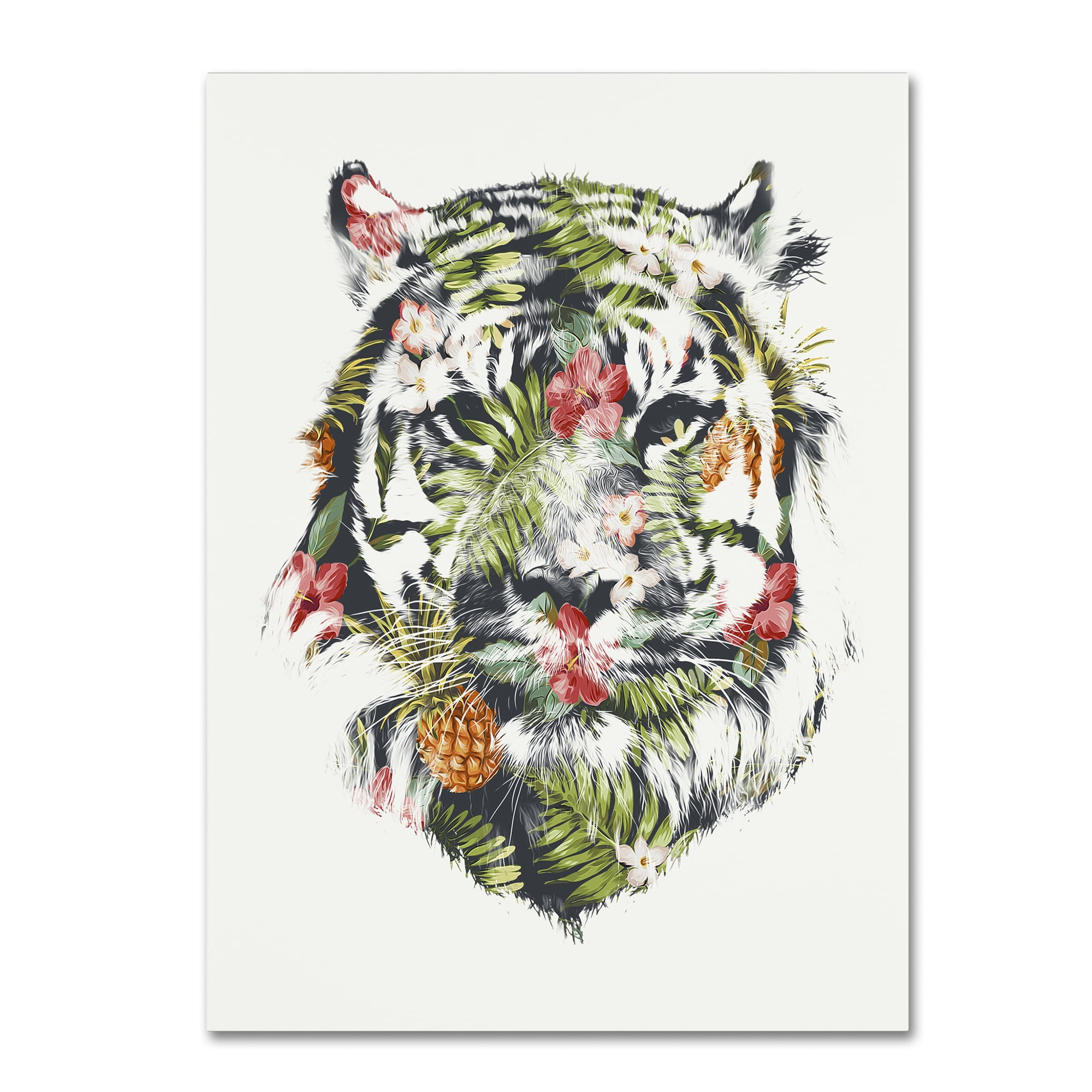 Tropical Tiger' Canvas Art by Robert Farkas