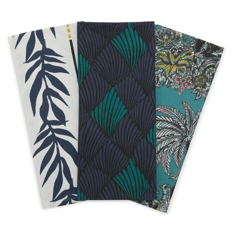 Tropical Bouquet Tea Towels (Set of 2)  Summer Kitchen Decor – Festive Fit  Home