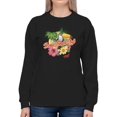 thumbnail image 1 of Tropical Toucan Paradise Vacation Graphic Women's Sweatshirt, 1 of 4