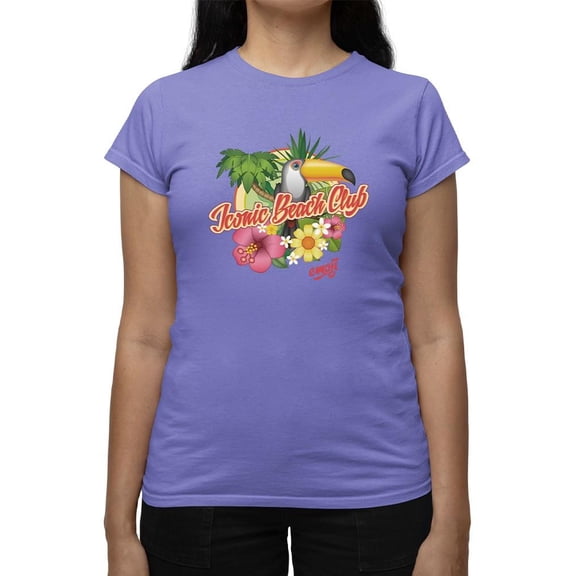 Tropical Toucan Paradise Vacation Graphic Women's T-shirt