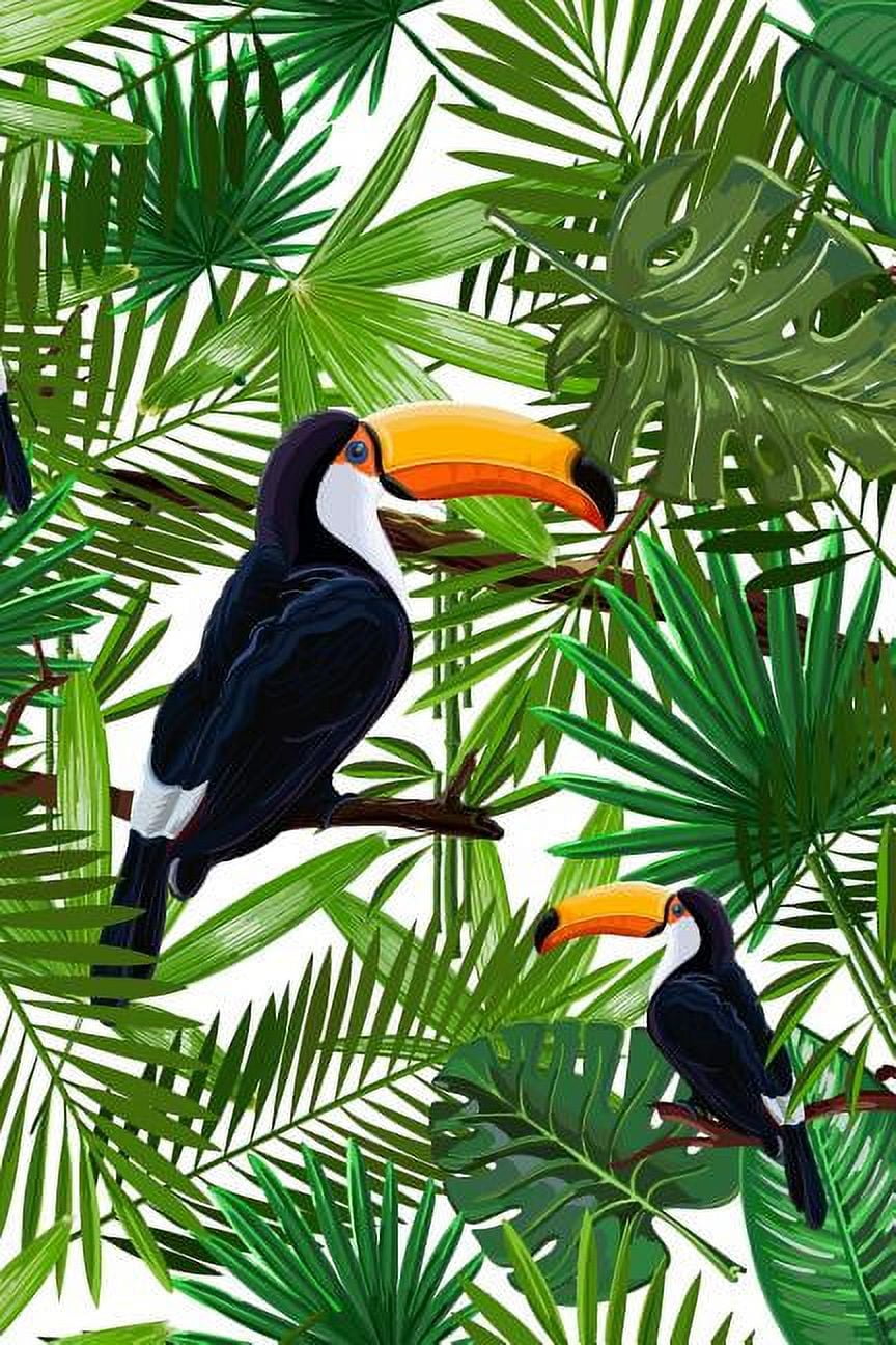 Tropical Toucans: Graph Paper Notebook, 6x9 Inch, 120 pages (Paperback)
