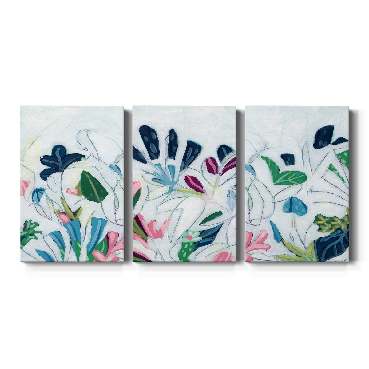 Tropical Trace III Premium Gallery Wrapped Canvas - Ready to Hang - 8 x 12 Each