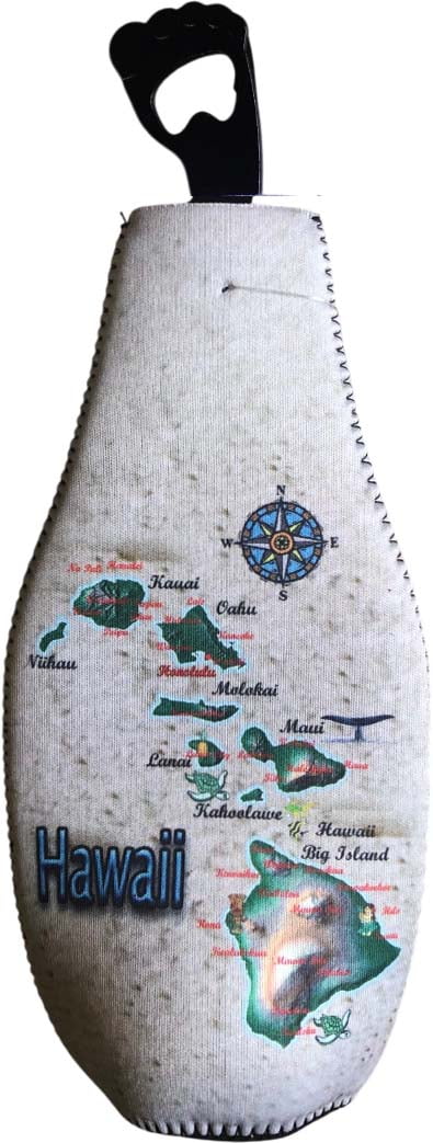 Tropical Treasures Bottle Holder Map