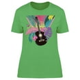thumbnail image 1 of Tropical Triangle With Guitar T-Shirt Women -Image by Shutterstock, Female Large, 1 of 2