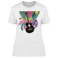 thumbnail image 1 of Tropical Triangle With Guitar T-Shirt Women -Image by Shutterstock, Female Small, 1 of 2