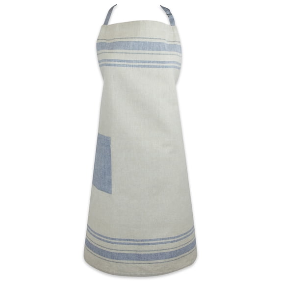 DII Nautical Blue French Stripe Chef Apron