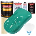 thumbnail image 1 of Tropical Turquoise Gallon URETHANE BASECOAT CLEARCOAT Auto Paint FAST Kit, 1 of 6