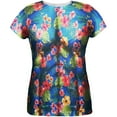 thumbnail image 1 of Tropical Vacation Aloha Superhero Costume All Over Womens T Shirt Multi X-LG, 1 of 2