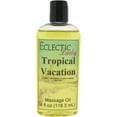 thumbnail image 1 of Tropical Vacation Massage Oil by Eclectic Lady, 4 oz, Sweet Almond Oil and Jojoba Oil, 1 of 5
