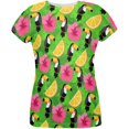 thumbnail image 1 of Tropical Vacation Toucan Pattern All Over Womens T Shirt Multi 2XL, 1 of 2