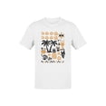 thumbnail image 1 of Tropical Vibes: Hawaii Paradise Men's T-shirt White, 1 of 3