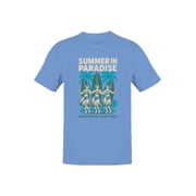 Tropical Vibes Summer in Paradise Mens T-shirt