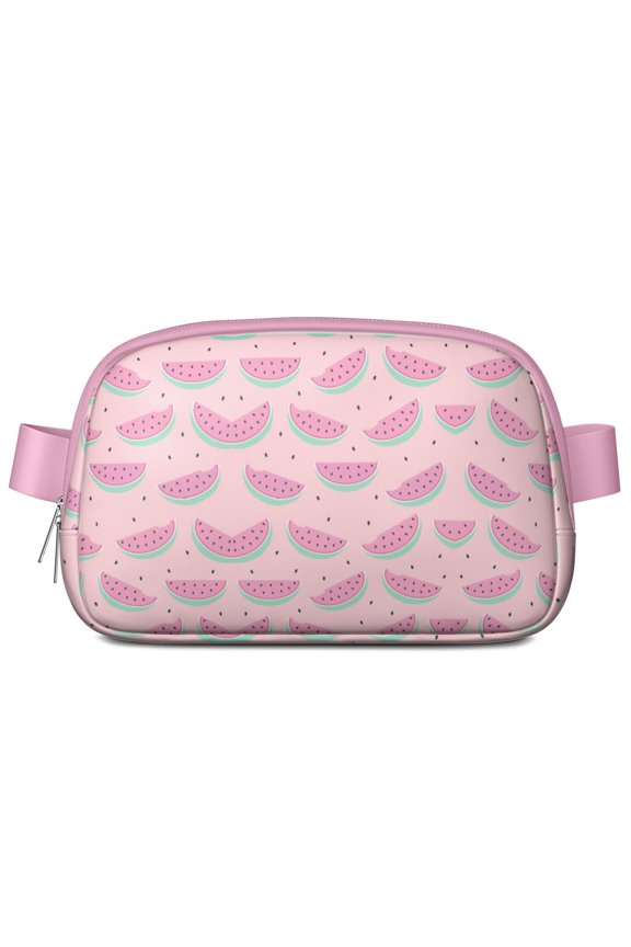 Tropical Watermelon Fanny Pack – Cute Summer Fruit Belt Bag with Fresh Print for Watermelon Lovers
