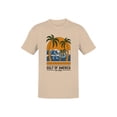 thumbnail image 1 of Tropical Wave Logo Design Men's T-shirt, 1 of 3