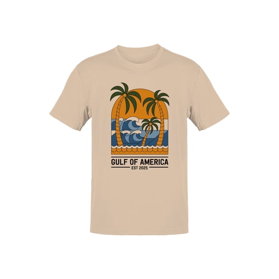 Tropical Wave Logo Design Men's T-shirt