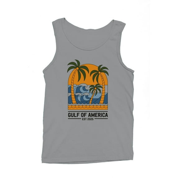 Tropical Wave Logo Design Men's Tank Top