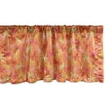 thumbnail image 1 of Ambesonne Tropical Valance Pack of 2, Coconut Palm Trees Beachy, 54"X12", Multicolor, 1 of 4