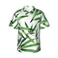 thumbnail image 1 of Tropical Ye Zhu Men's 3d Print Casual Button Down Shirts, Novelty Hawaiian Short Sleeves 3xl, 1 of 8