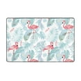 thumbnail image 1 of Tropical flamingo pink Shaggy Area Rug, Rugs for Living Room Bedroom Non Slip Door Mat Indoor Carpet Machine Washable Nursery Home Decor Floor Mats for Entryway 60x39in-#, 1 of 5