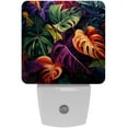 thumbnail image 1 of Tropical plants LED Square Night Lights: Innovative Illumination for a Relaxing and Safe Atmosphere - Energy-Efficient & Stylish Bedroom Decor, 1 of 6
