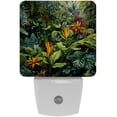 thumbnail image 1 of Tropical plants LED Square Night Lights - Modern Design, Energy Efficient Indoor Lighting for Bedrooms, Bathrooms, and Hallways - 200 Characters, 1 of 6
