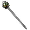 thumbnail image 1 of Tropical plants Vintage Silver Lace-Edged Bookmark: a Gift for Readers and Book Lovers, 1 of 5