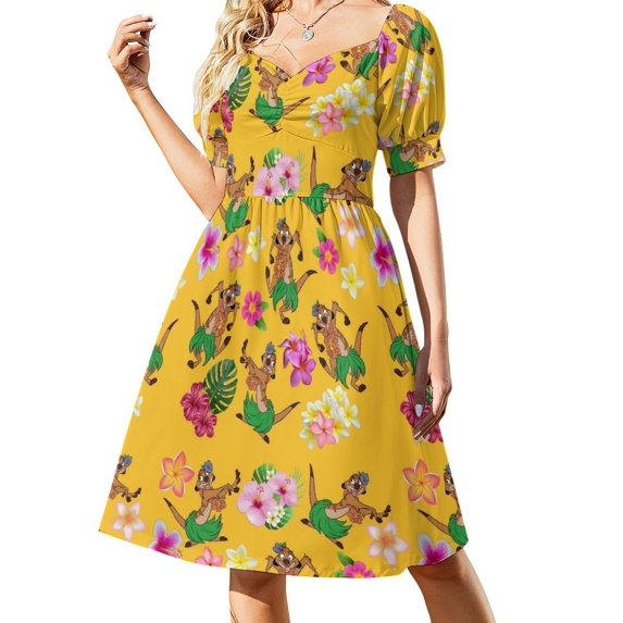 Tropical vibes! Dress women's clothing korea stylish african dresses for woman