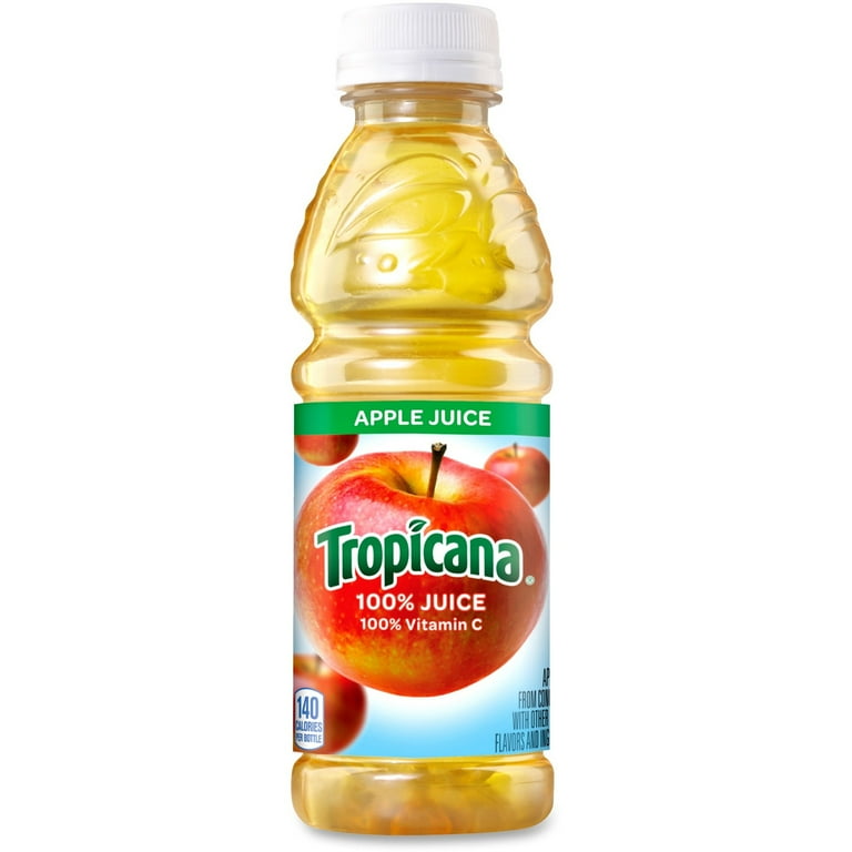 Tropicana 100% Apple Juice - 10 fl oz (296 mL) - 24 / Carton Tropicana 100% Apple Juice - 10 fl oz (296 mL) - 24 / Carton