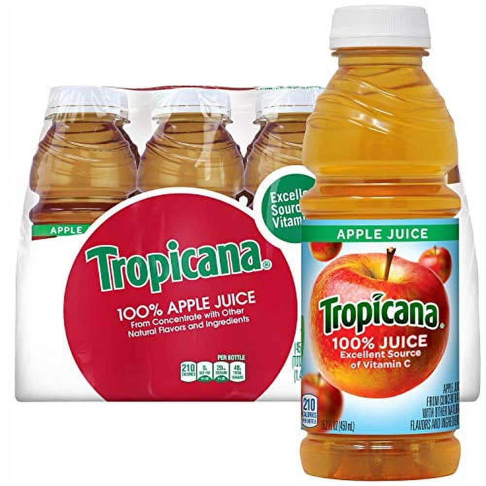 Tropicana 100% Juice, Apple Juice (15.2 oz., 12 pk.)