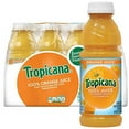 Tropicana 100 Orange Juice, 15.2 fl oz (Pack of 12) Real Fruit