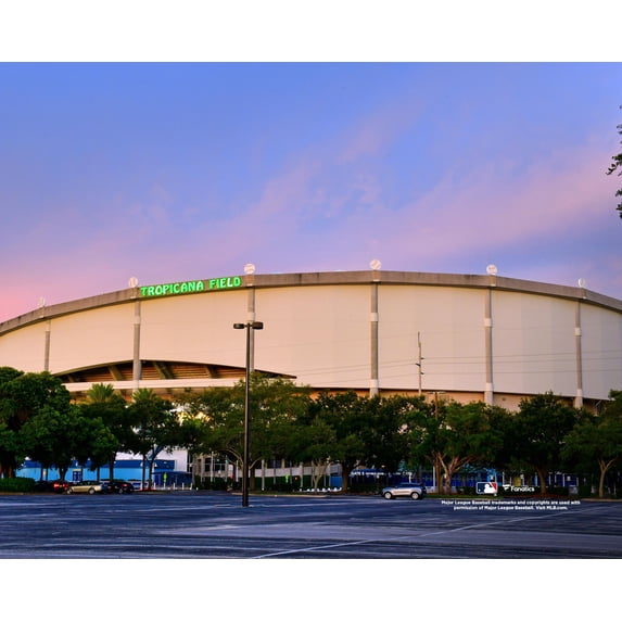 Tampa Bay Rays Unsigned Tropicana Field Exterior View Photograph