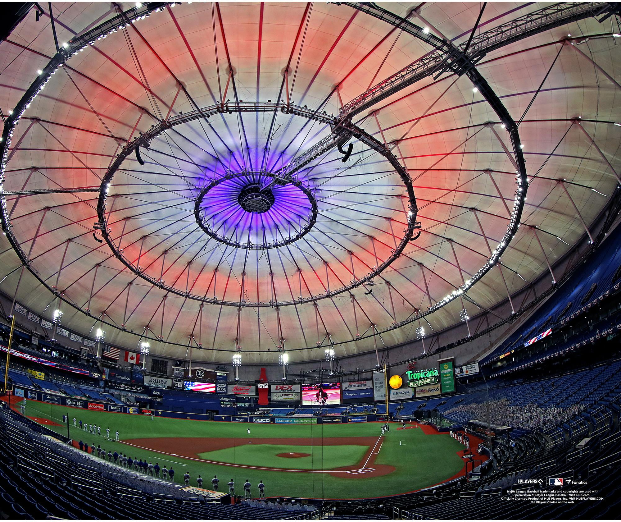  Tampa Bay Rays Unsigned Tropicana Field Long Lens General View Bildidee 