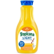Tropicana Light Orange Fruit Juice, No Pulp, 52 fl oz