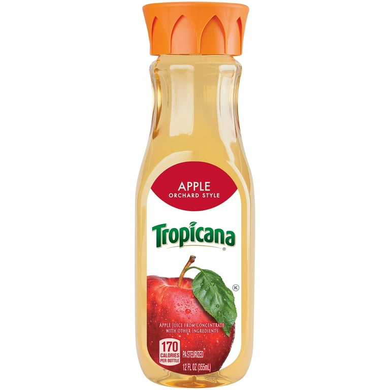 Tropicana Orchard Style Apple Juice 12 fl. oz. Bottle, Fruit