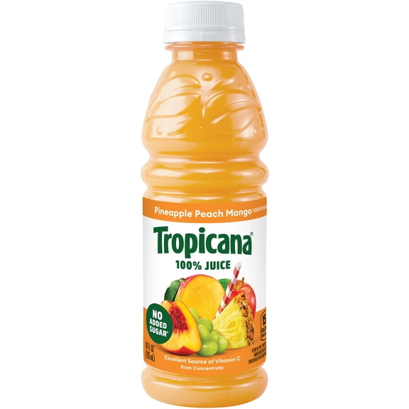 Tropicana 100% Pineapple Peach Mango Juice 10 fl oz