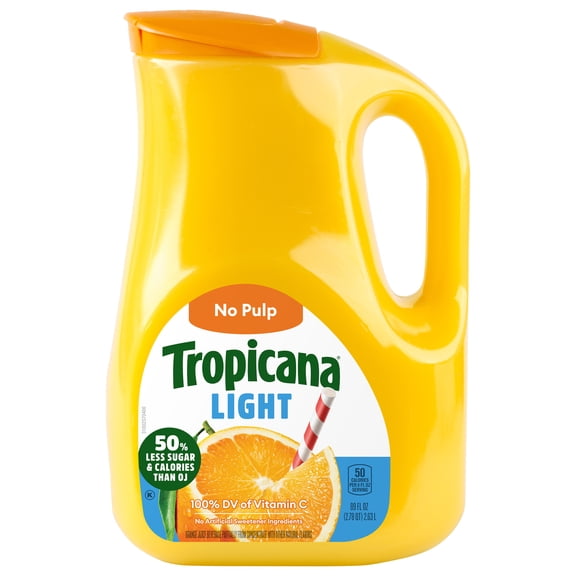 Tropicana 89oz Light Orange Juice, No Pulp