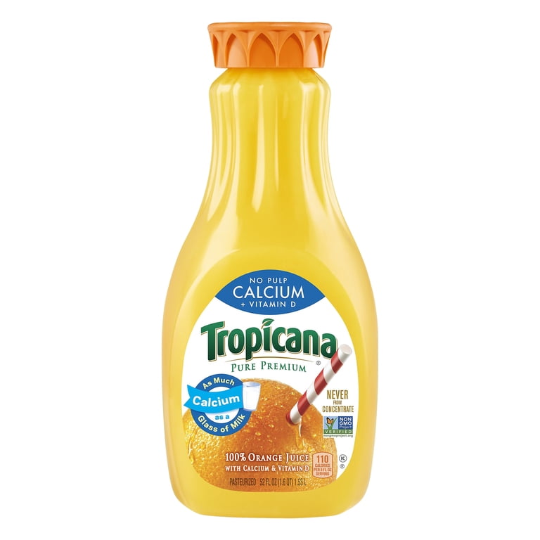 Tropicana Pure Premium No Pulp Orange Juice with Calcium & Vitamin