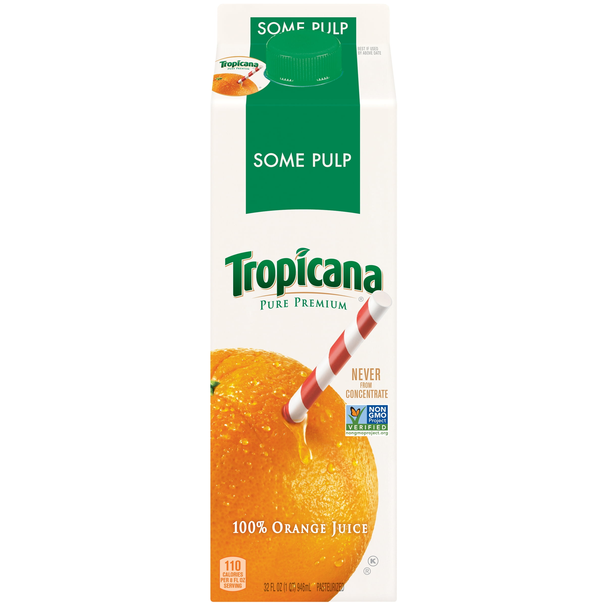 TROPICANA ORANGE JUICE 32OZ - Cork 'N' Bottle