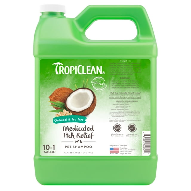 Tropiclean Oatmeal Shampoo, 1 Gallon
