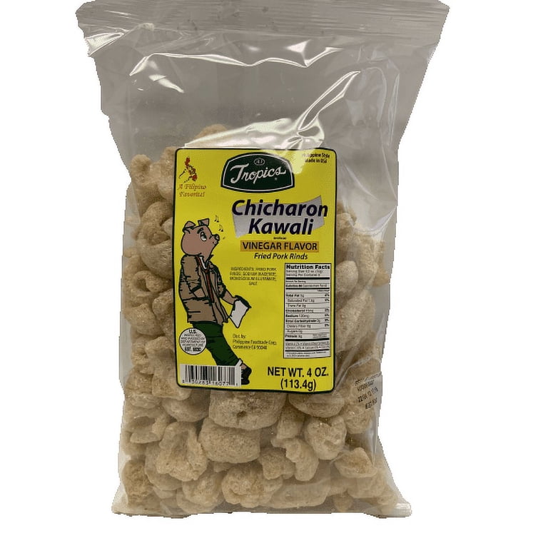 Tropics Chicharon Pork Rinds - Vinegar Flavor, 3.5 oz - Walmart.com