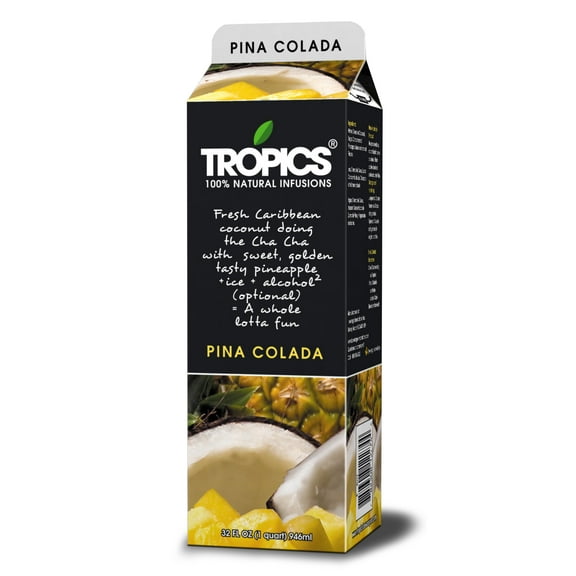Tropics Pina Colada Drink Mix 32 fl oz Pack of 12